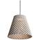 Clarus 14" LED Pendant in Grey Cement