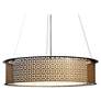 Clarus 24" Wide Chestnut and Opal Acrylic Pendant 0-10V LED