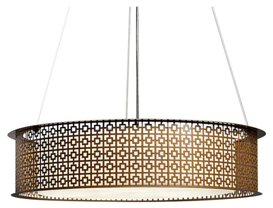 Image 2 Clarus 24" Wide Empire Bronze|Opal Acrylic Pendant LED Retrofit