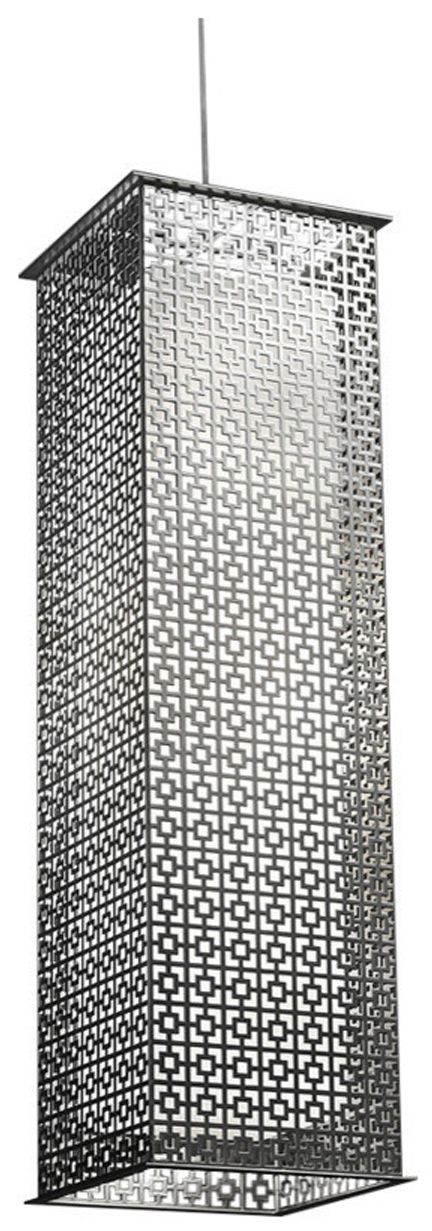 Clarus 8" Wide Empire Bronze|Opal Acrylic Pendant