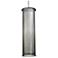 Clarus 8" Wide Satin Pewter and Opal Acrylic Pendant