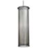 Clarus 8"W Satin Pewter and Opal Acrylic Pendant 0-10V LED
