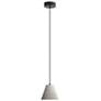 1_Clarus 8" LED Pendant in Grey Cement