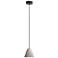Clarus 8" LED Pendant in Grey Cement