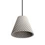 3_Clarus 8" LED Pendant in Grey Cement more views