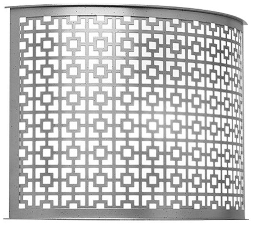 Clarus 9" High Satin Pewter|Opal Acrylic ADA Sconce
