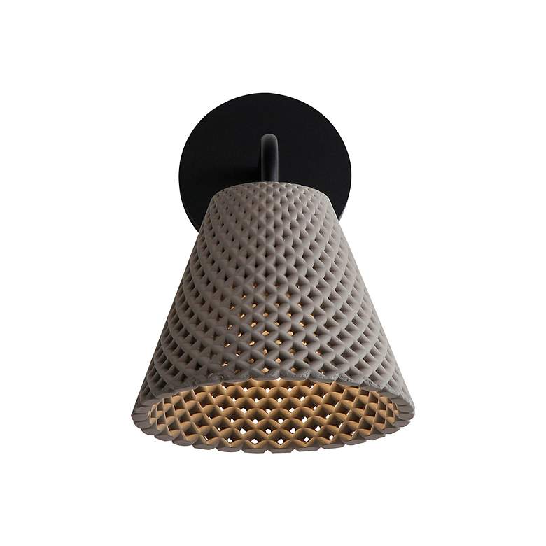 Image 3 Clarus LED 8" Wall Sconce - Outdoor in Grey Cement more views