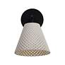 3_Clarus LED 8" Wall Sconce - Outdoor in White Sandstone Cement more views