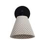 4_Clarus LED 8" Wall Sconce - Outdoor in White Sandstone Cement more views