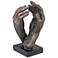 Clasping Hands 10" High Figurine