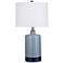 Classe 25" High Blue And Navy Table Lamp