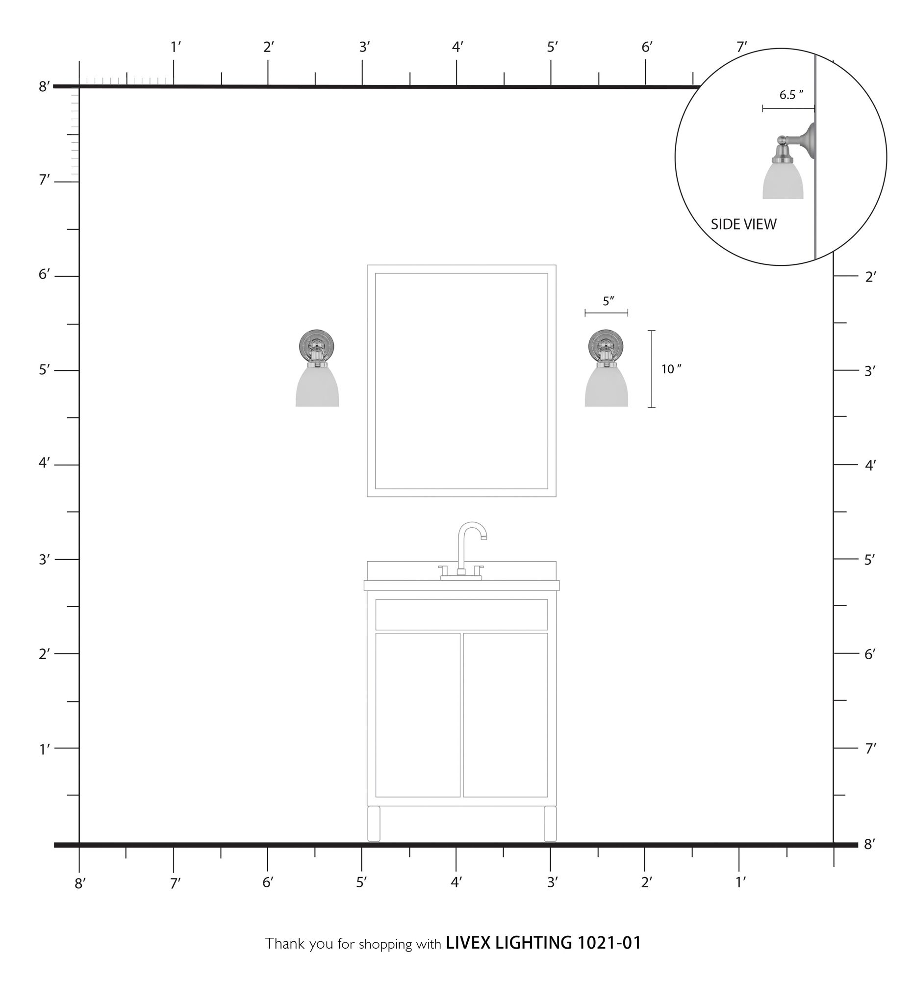 Classic 10" High Antique Brass Wall Sconce