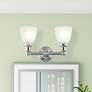 1_Classic 10" High Polished Chrome 2-Light Wall Sconce