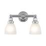 3_Classic 10" High Polished Chrome 2-Light Wall Sconce more views
