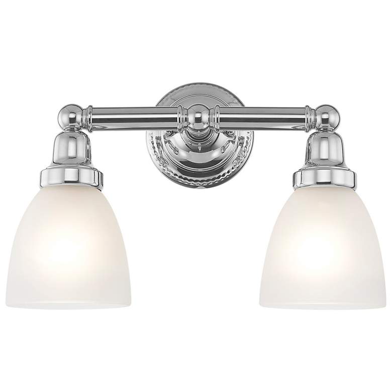 Image 5 Classic 10" High Polished Chrome 2-Light Wall Sconce more views