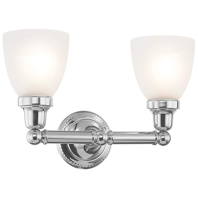 Image 6 Classic 10" High Polished Chrome 2-Light Wall Sconce more views