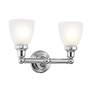 6_Classic 10" High Polished Chrome 2-Light Wall Sconce more views
