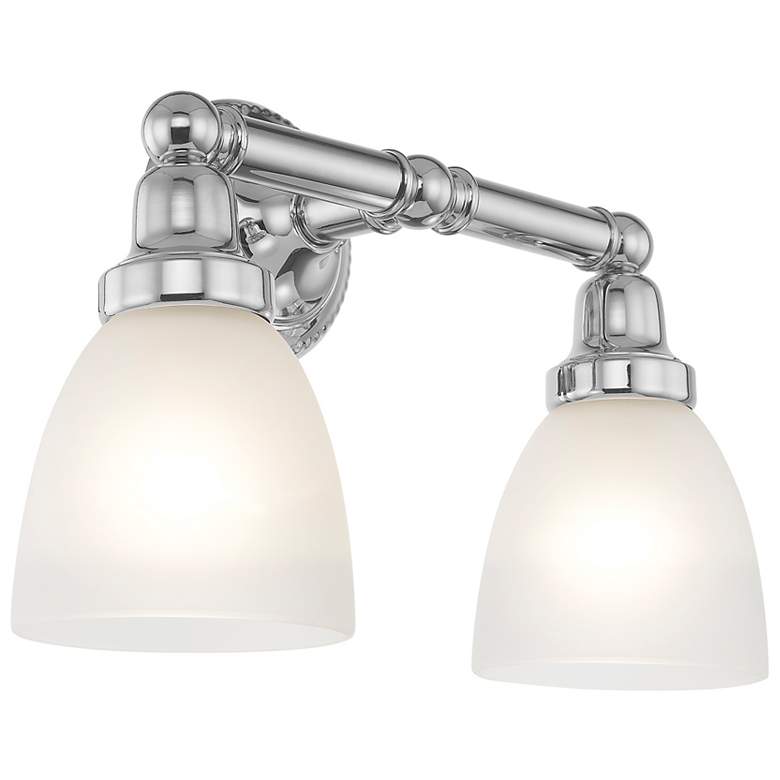 Image 7 Classic 10" High Polished Chrome 2-Light Wall Sconce more views