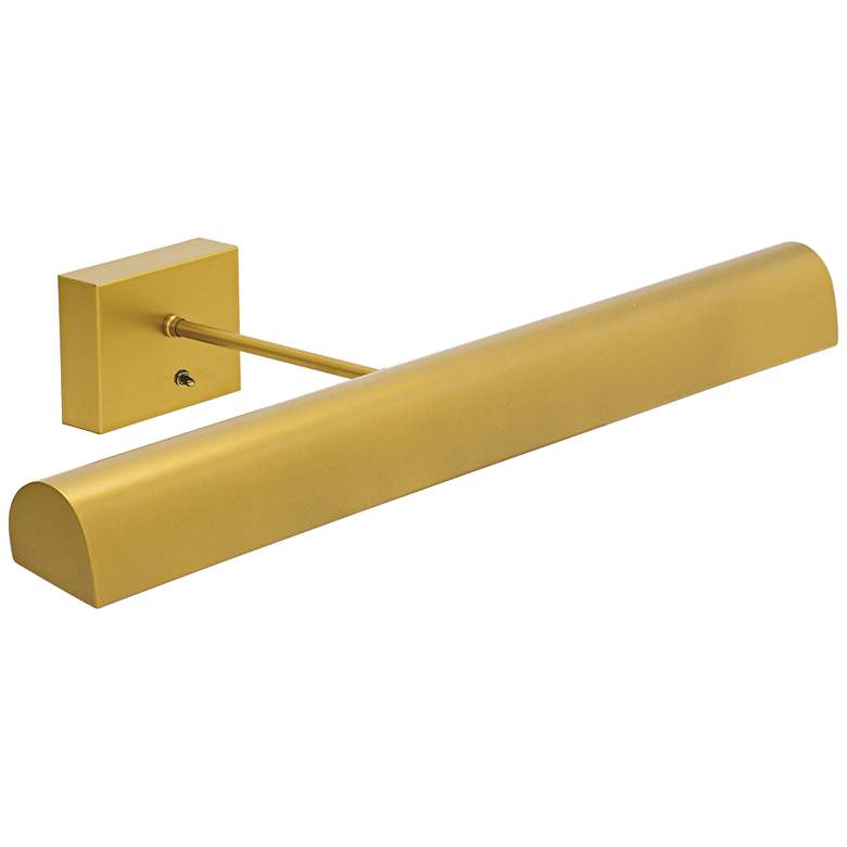 Image 2 Classic 24" Wide Gold Battery-Powered LED Picture Light