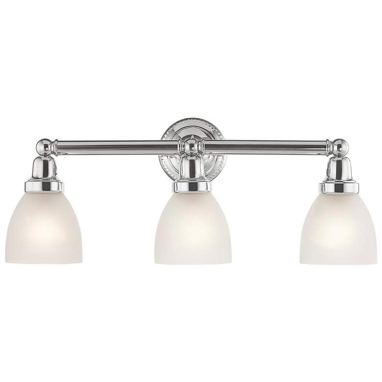 Image 2 Classic 3 Light Polished Chrome Bath Vanity
