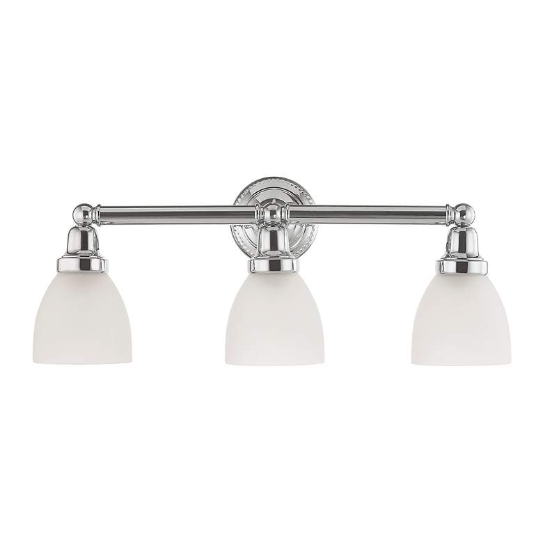 Image 4 Classic 3 Light Polished Chrome Bath Vanity more views
