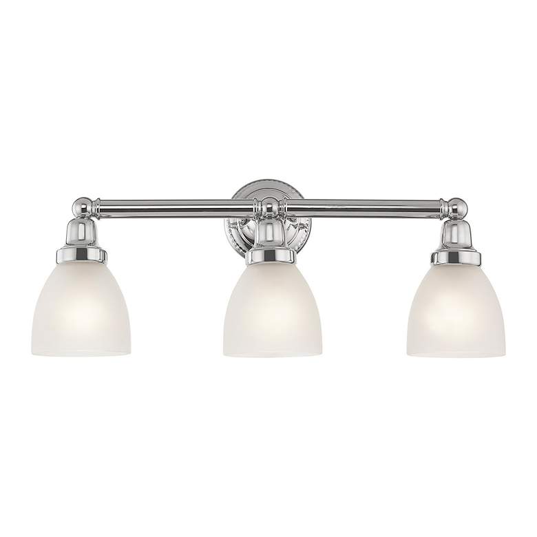 Image 5 Classic 3 Light Polished Chrome Bath Vanity more views