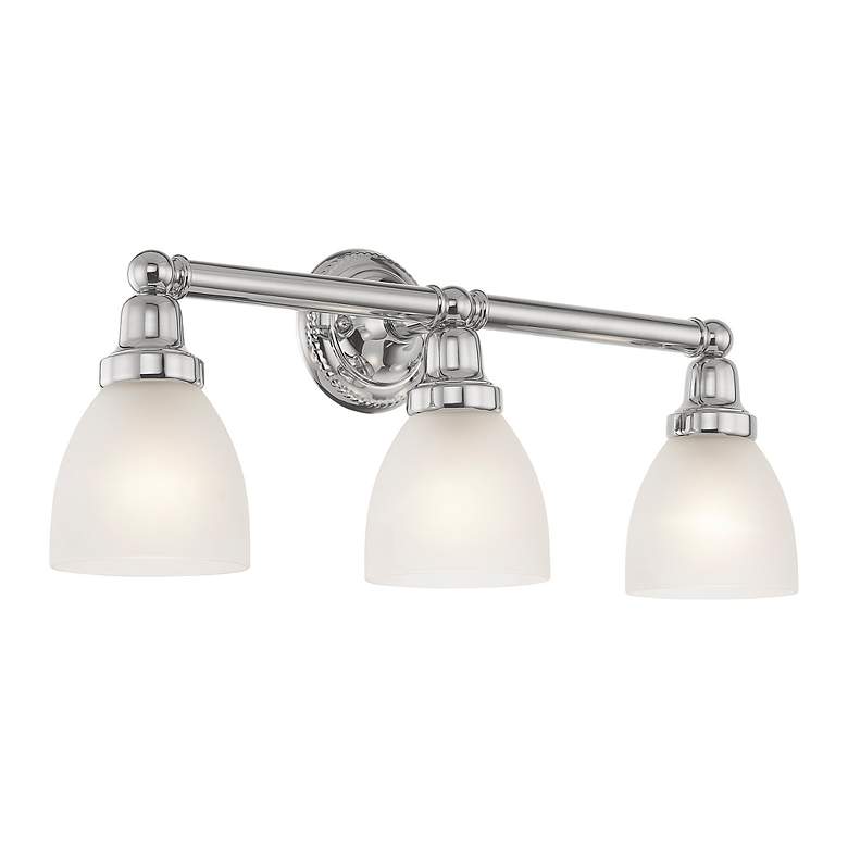 Image 6 Classic 3 Light Polished Chrome Bath Vanity more views