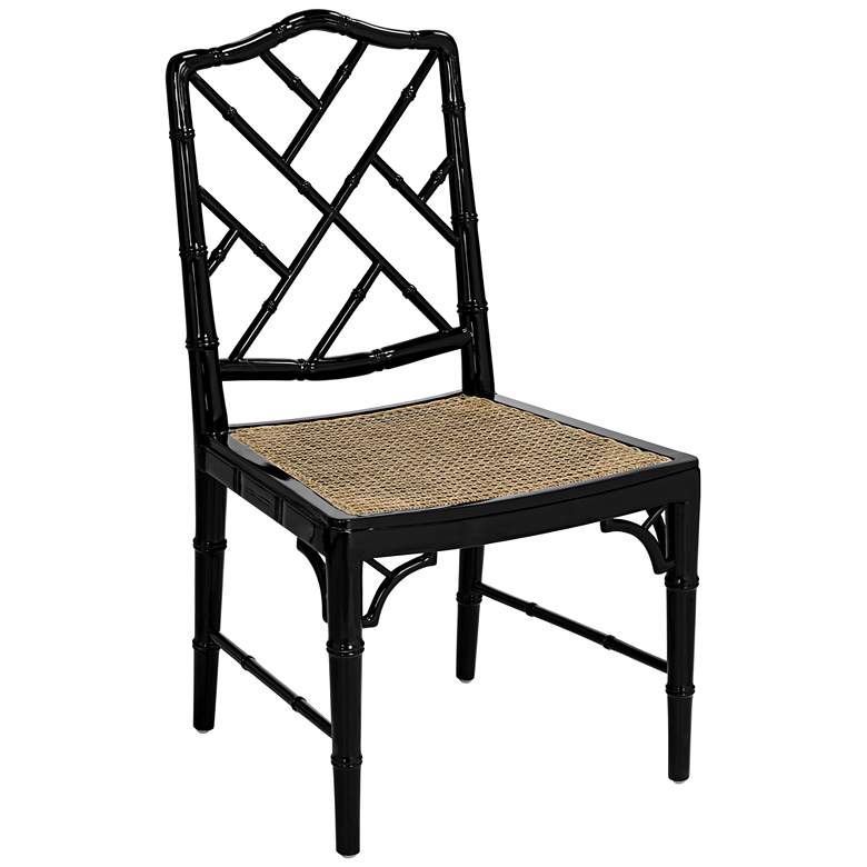 Image 1 Classic Bamboo Black Side Chair