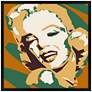 Classic Blonde II 31" Square Black Giclee Wall Art
