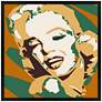 Classic Blonde II Giclee 21" Square Black  Frame Wall Art