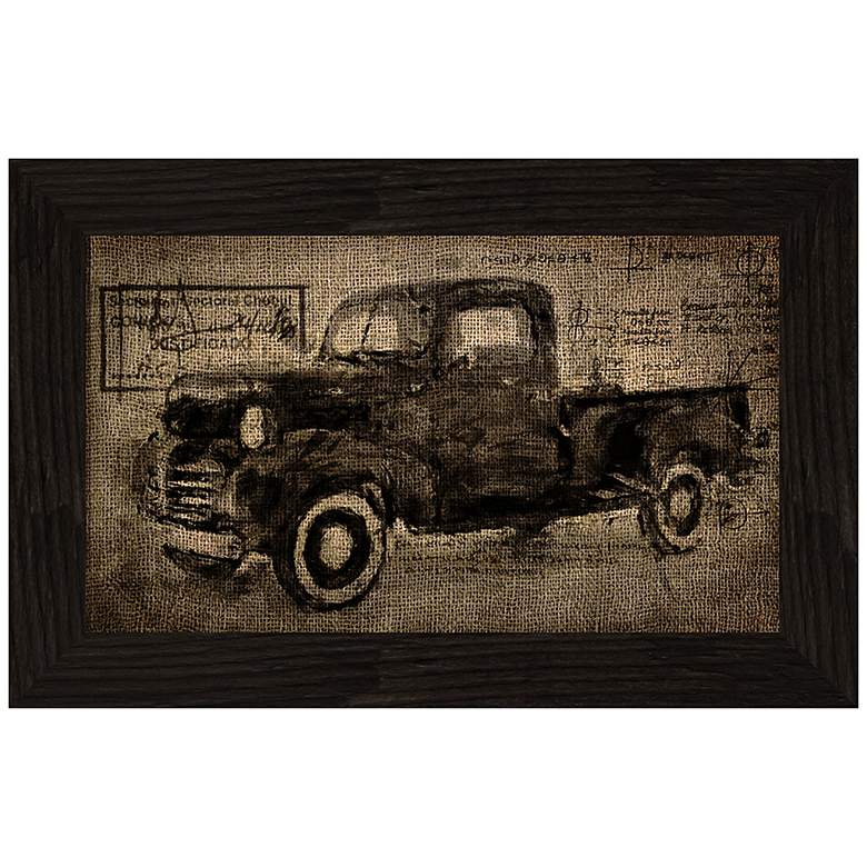 Image 1 Classic Cars V 17 inch Wide Framed Wall Art