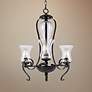 Classic Collection 23 1/2" Wide Black Iron Chandelier