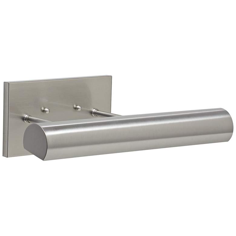 Image 1 Classic Contemporary 12" Wide Satin Nickel LED Picture Light