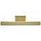 Classic Contemporary 24" Wide Satin Brass LED Picture Light