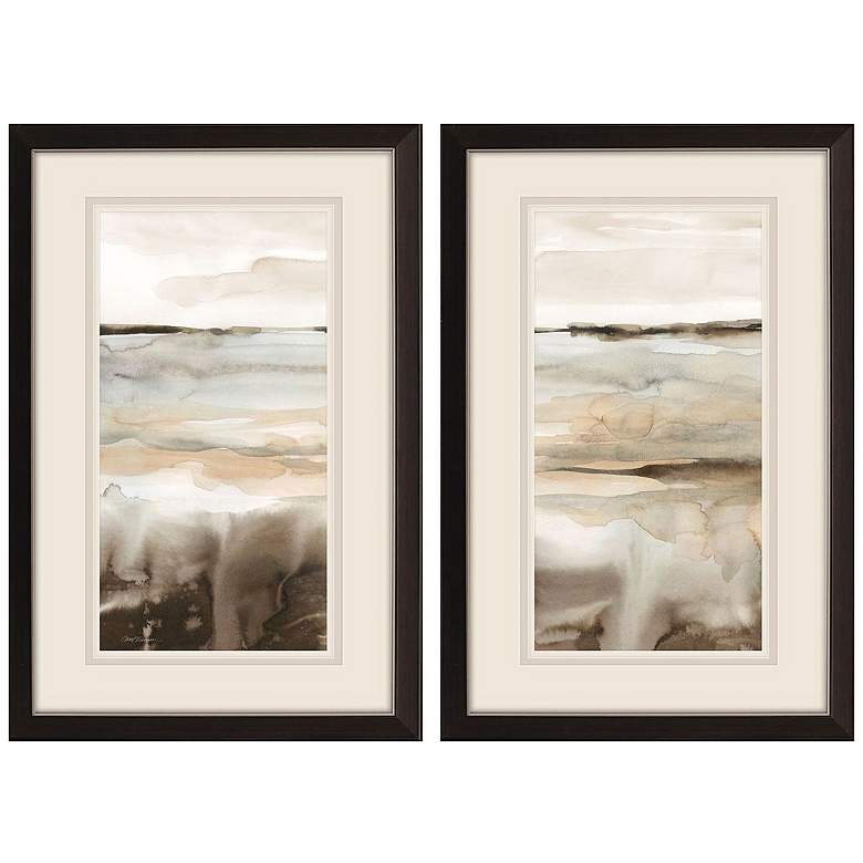 Image 1 Classic Field 21"W x 33"H Framed Art Set of 2