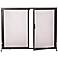 Classic Graphite 30" High Fireplace Screen with Doors