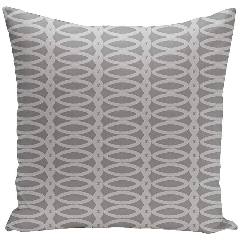 Image 1 Classic Gray Rain Cloud 20 inch Square Decorative Pillow