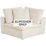 Classic Natural Linen Slipcover for Skye Peyton Corner Sectional Chairs