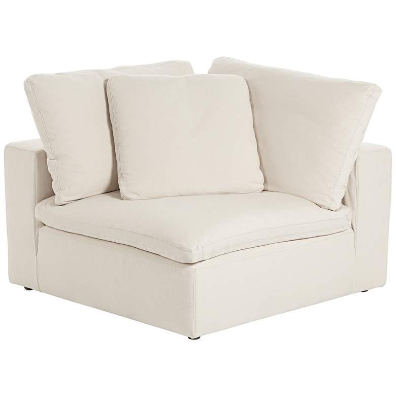 Image 1 Classic Natural Linen Slipcover for Skye Peyton Corner Sectional Chairs