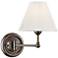 Classic No.1 1 Light Wall Sconce Aged Brass