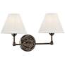 1_Classic No.1 10 1/2"H Distressed Bronze 2-Light Wall Sconce