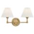 Classic No.1 12 1/4" High Aged Brass Wall Sconce
