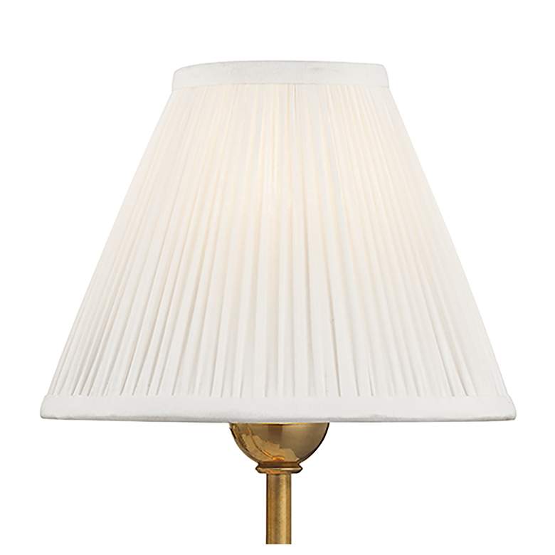 Image 2 Classic No.1 12 1/4" High Aged Brass Wall Sconce more views