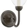 Classic No.1 14 3/4" High Distressed Bronze Wall Sconce