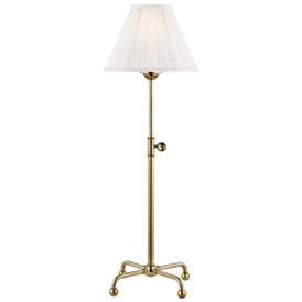 Image1 of Classic No.1 Aged Brass Adjustable Table Lamp