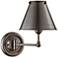 Classic No.1 Distressed Bronze Swing Arm Wall Lamp