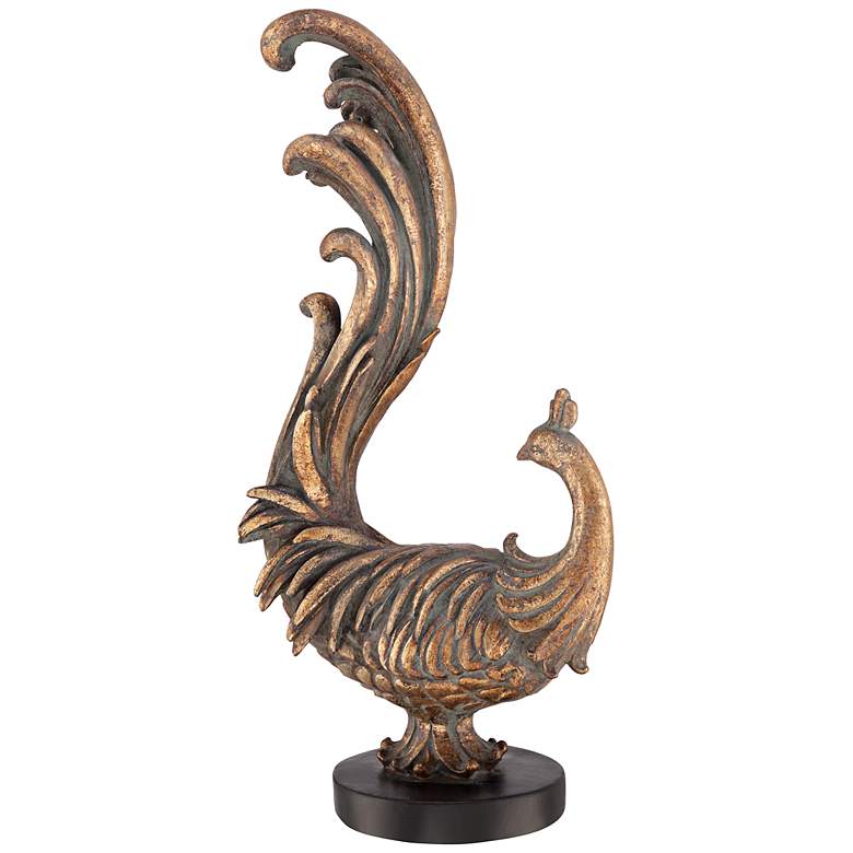 Image 1 Classic Peafowl 13 3/4 inch High Finial
