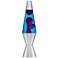 Classic Purple and Blue with Silver Base Official Lava® Lamp