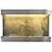 Classic Quarry 33" Jeera Slate and Stainless Wall Fountain