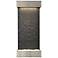 Classic Quarry 58" High Granite and Stainless Wall Fountain